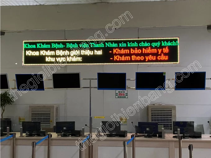 bảng quảng cáo led chữ chạy