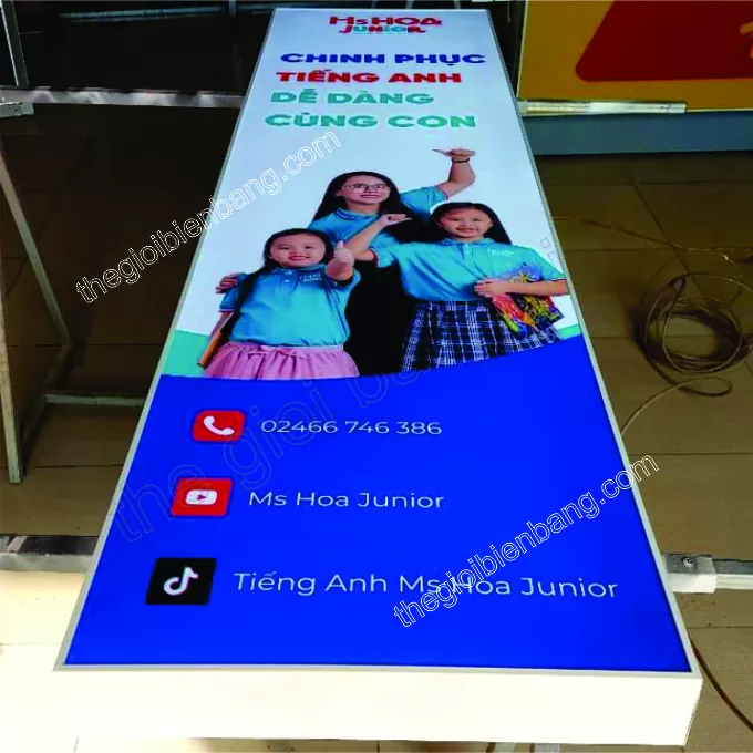 biển bạt hộp đèn