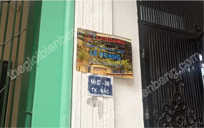 biển inox công ty đẹp