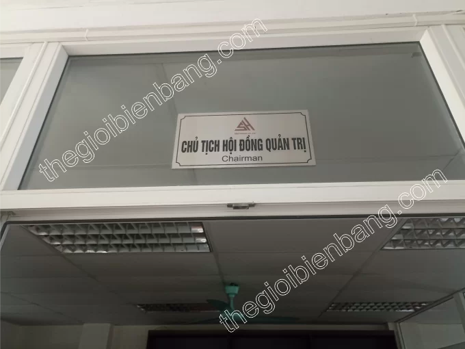 biển inox phòng ban