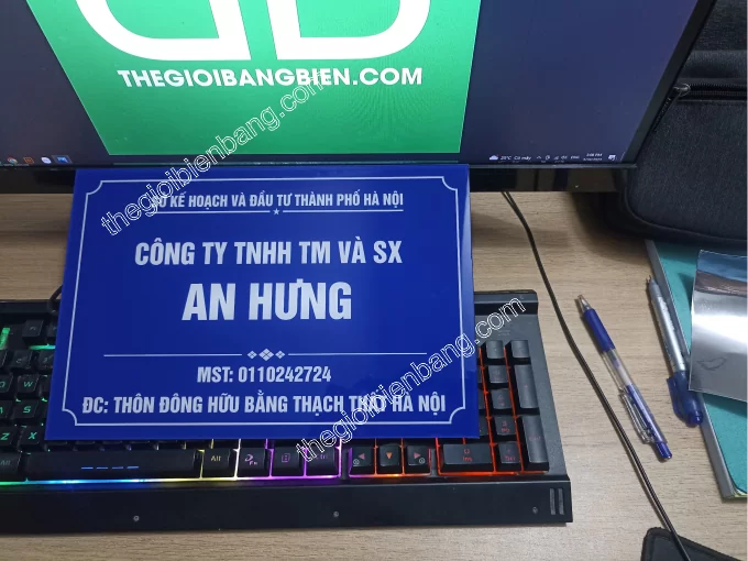 biển mica công ty an hưng