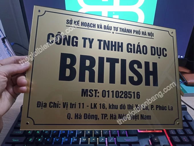 biển mica công ty british