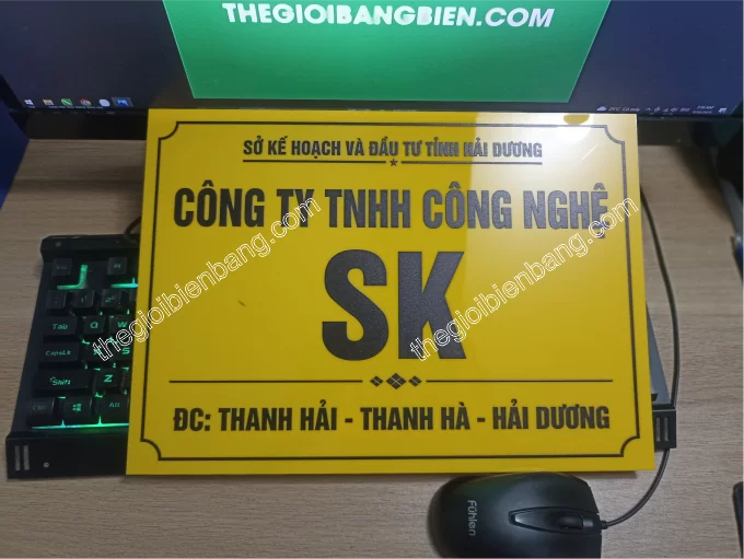 biển mica công ty công nghệ sk
