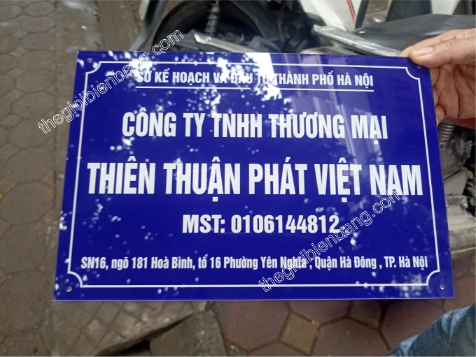 biển mica công ty thiên thuận phát