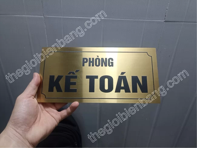 biển phòng ban kế toán