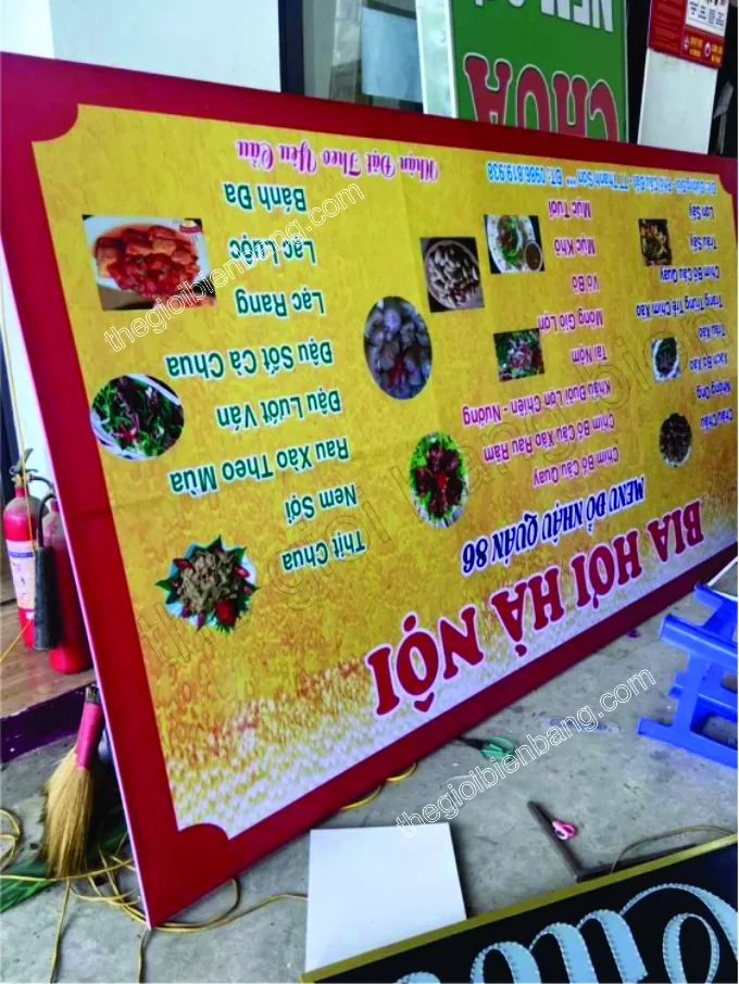 in biển bạt quảng cáo
