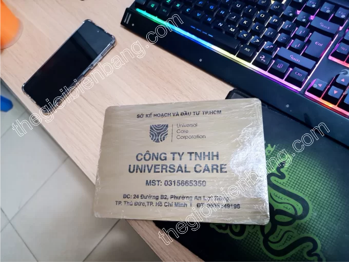 làm bảng inox ăn mòn